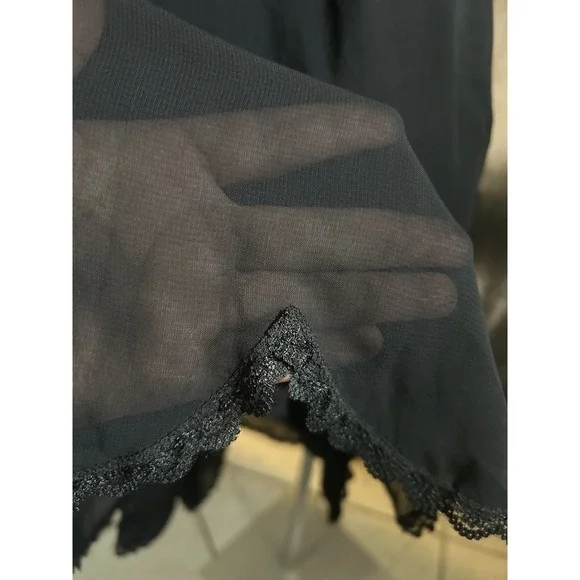 Anthropologie Maeve Black Witchy Fairy Dress Size 4 Goth Whims - Picture 8 of 10